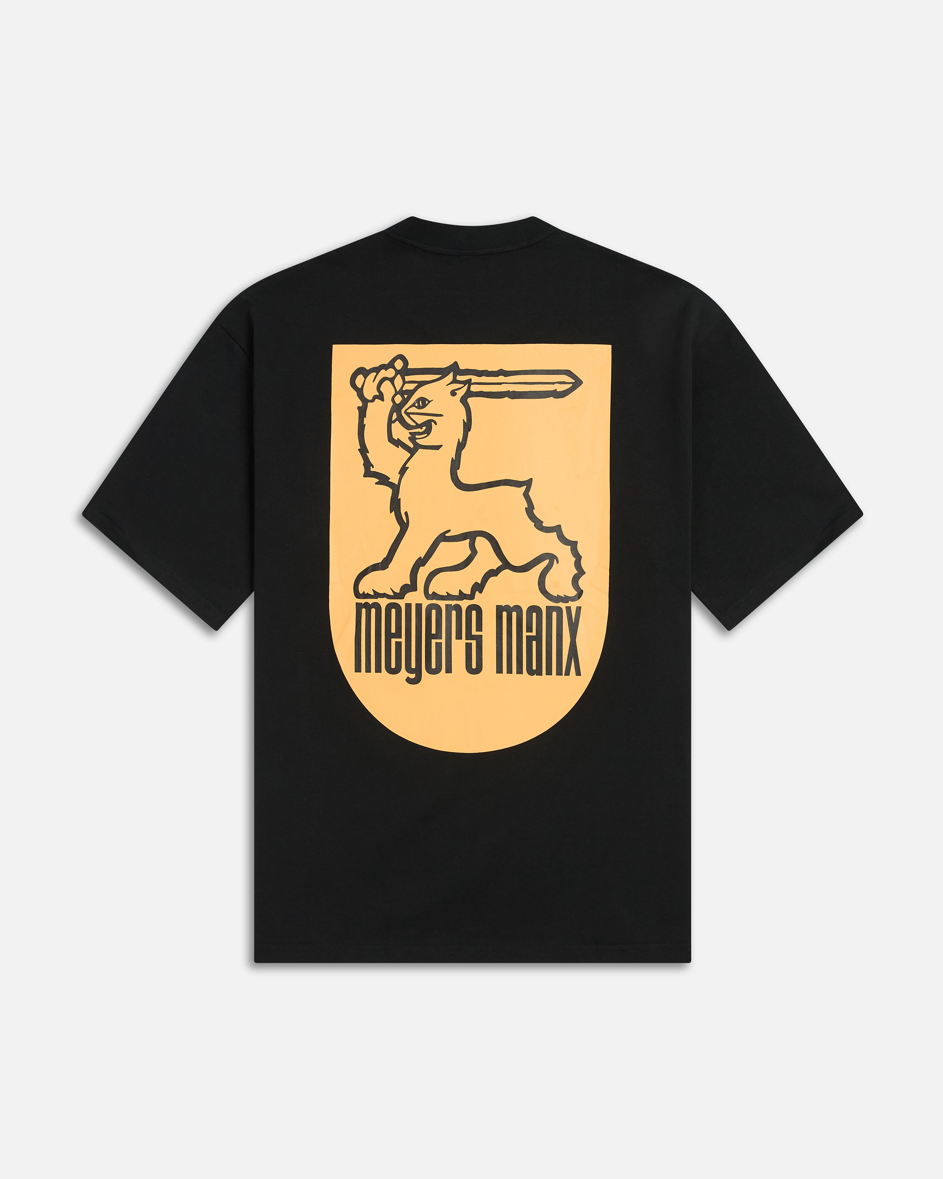 SHIELD TEE BLACK – Meyers Manx
