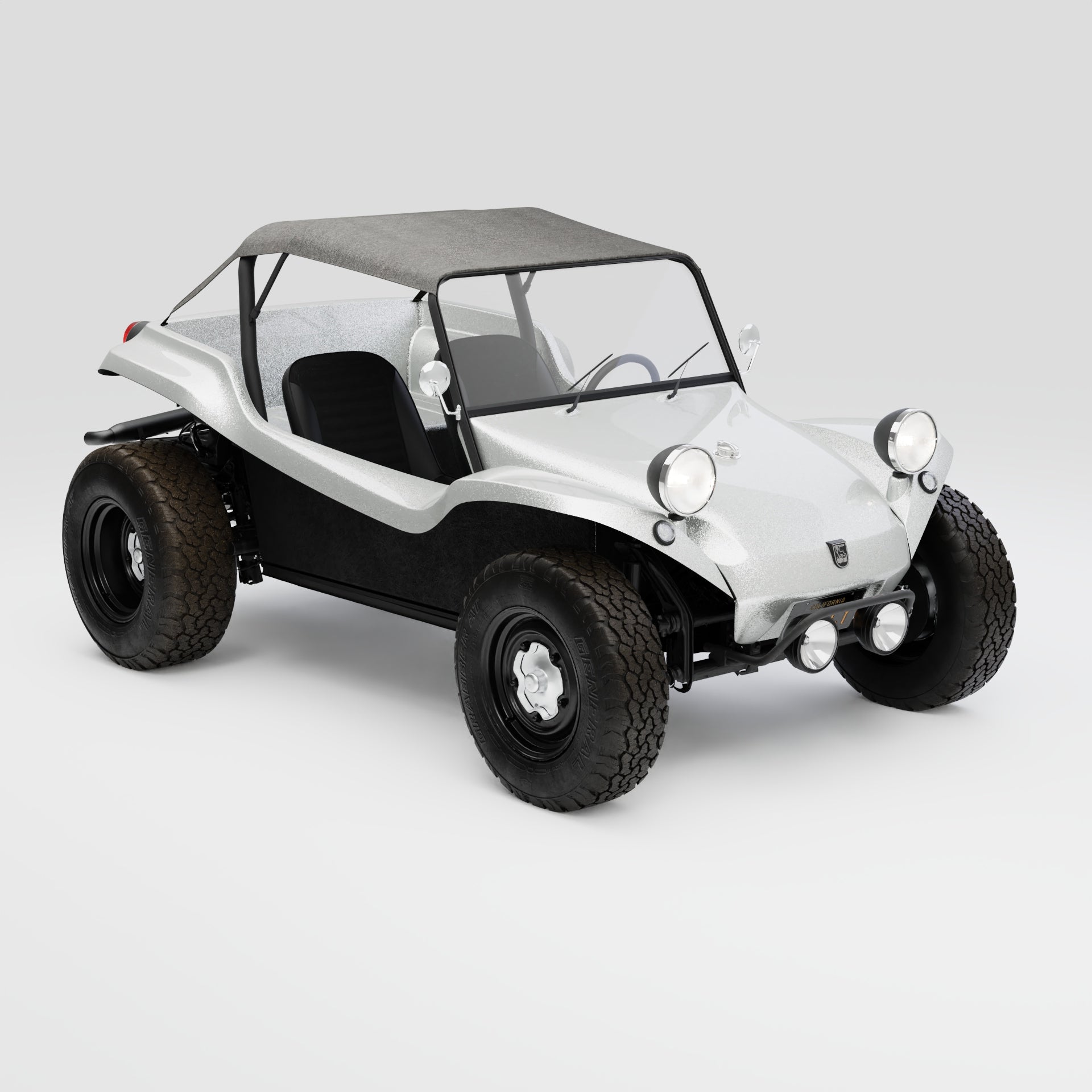 Meyers Manx Classic Buggy - Brilliant Chrome Silver
