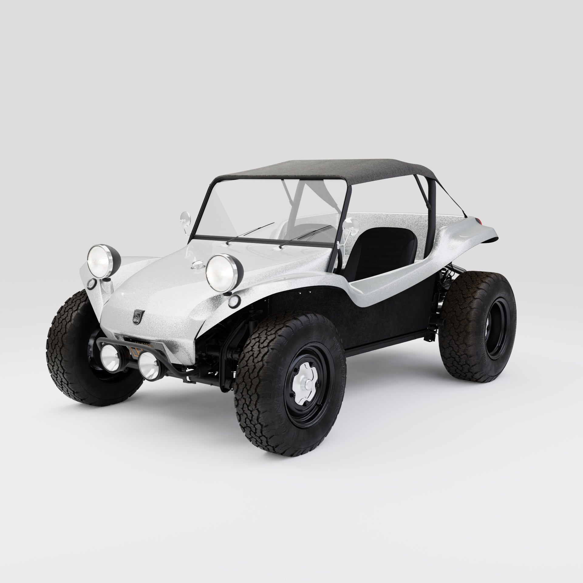 Meyers Manx Classic Buggy - Brilliant Chrome Silver