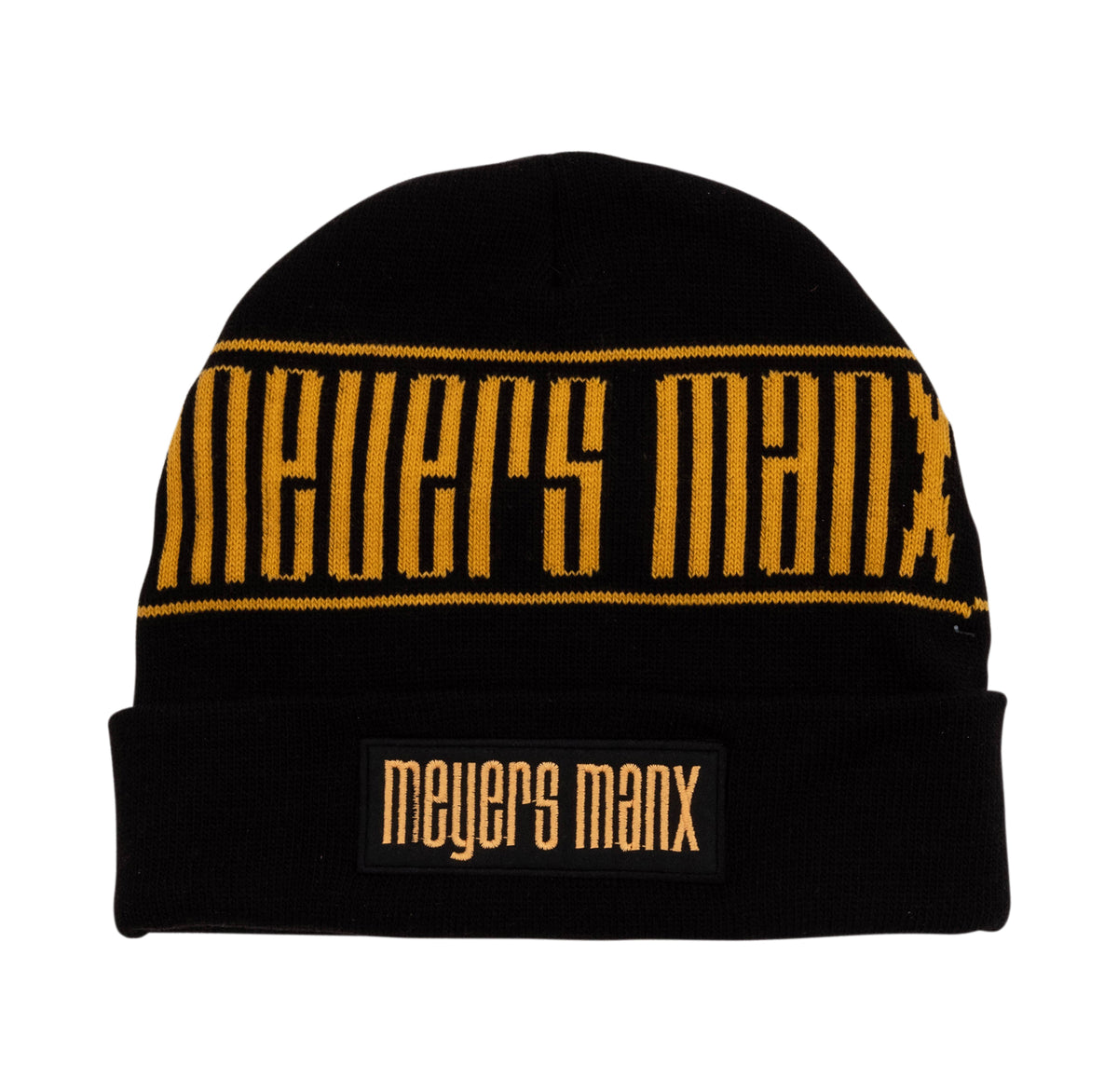 Black &amp; Yellow Beanie