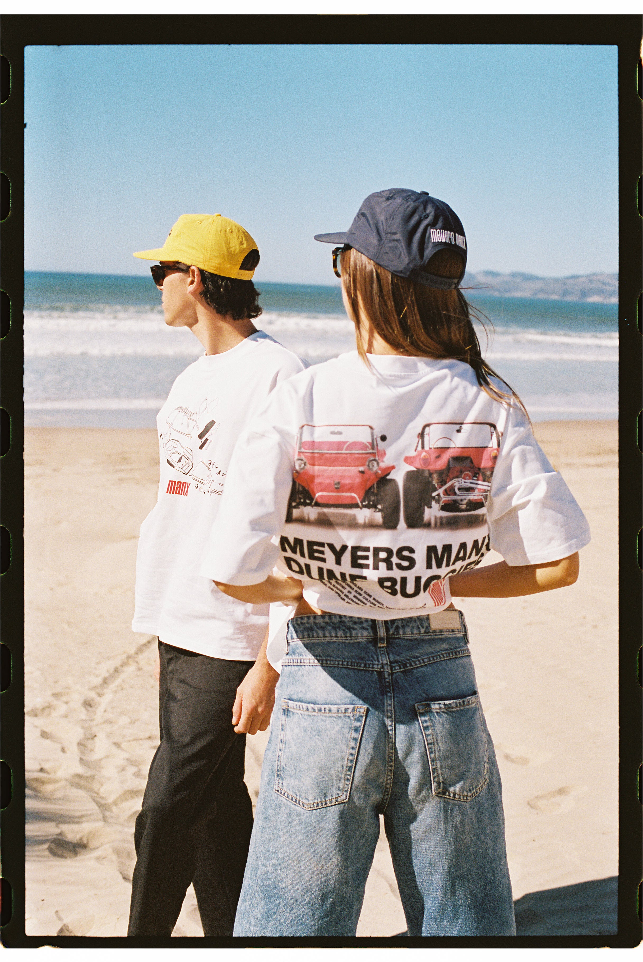 T-shirt Uomo Legend Lines - Meyer Manx Dune Buggy, Auto Classica Americana, 100% Cotone, Taglie S-3XL - Foto 1
