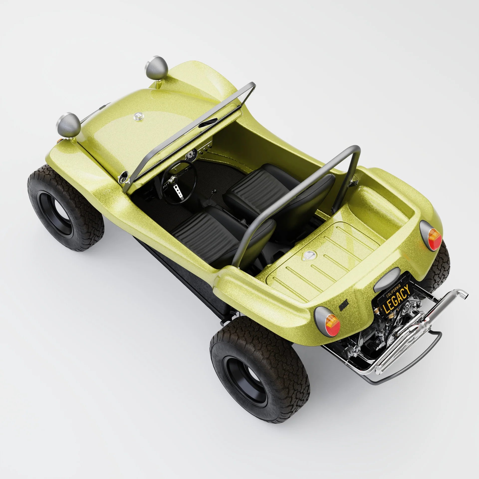Meyers Manx Classic Buggy - Brilliant Chartreuse