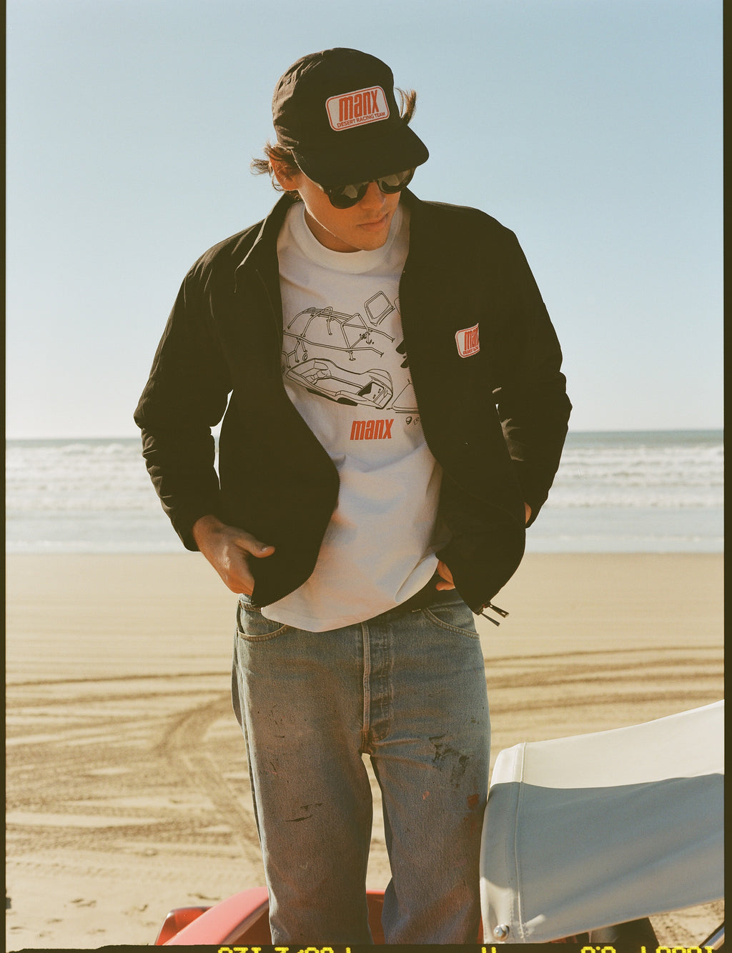 DESERT RACING NYLON HAT BLACK