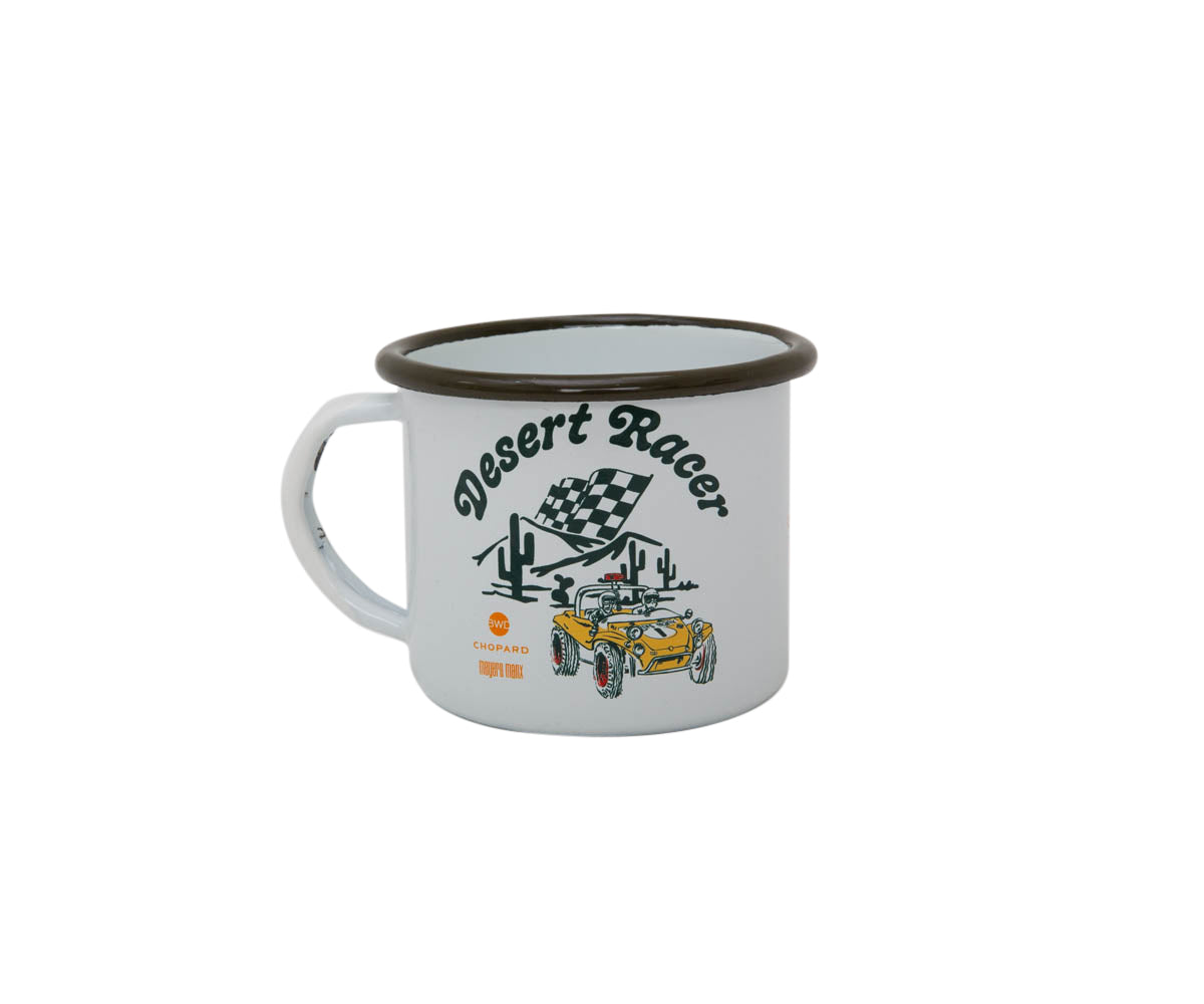 Desert Racer Enamel Coffee Mug