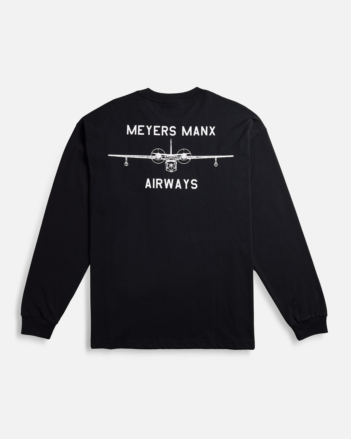 HU-16 LONG SLEEVE TEE BLACK
