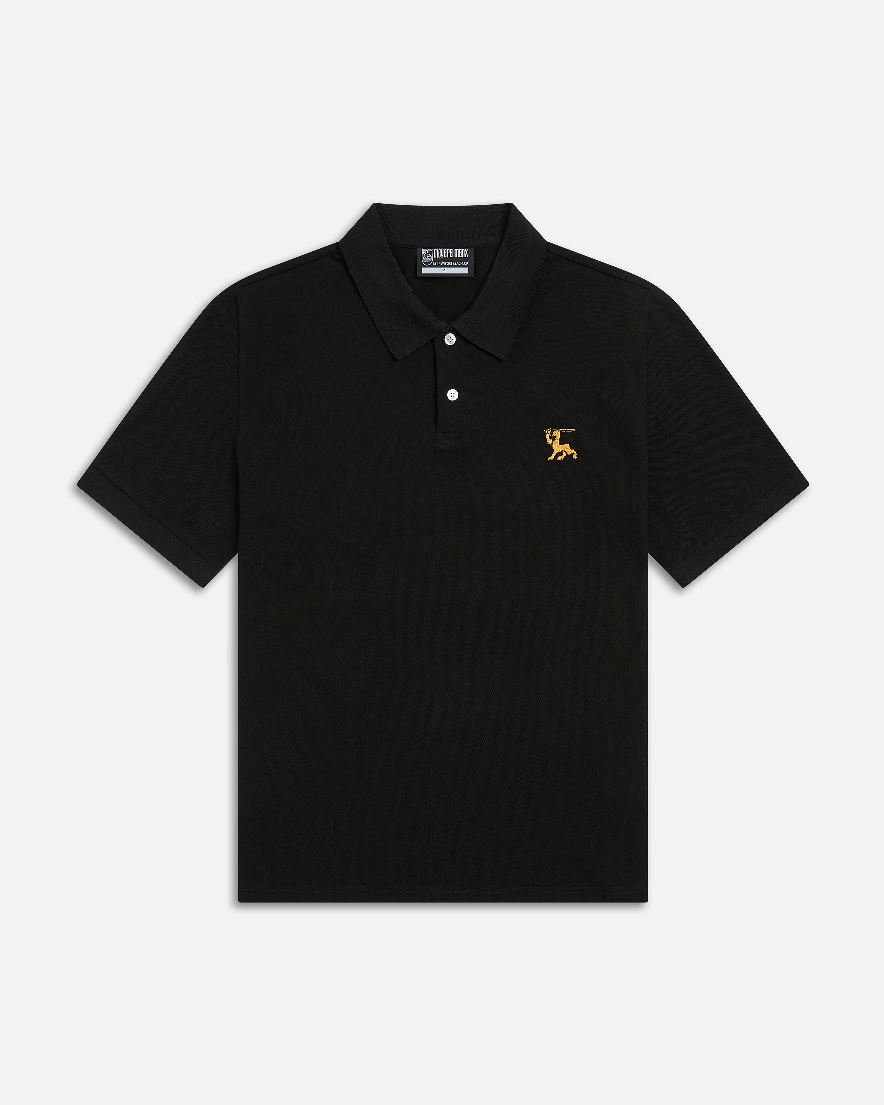 MANX POLO BLACK
