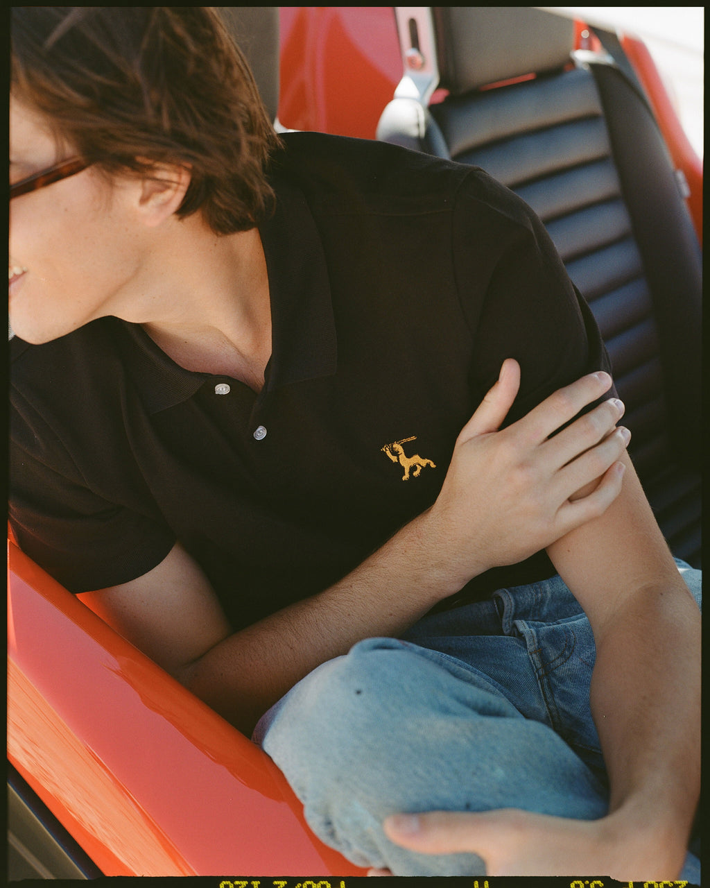 MANX POLO BLACK