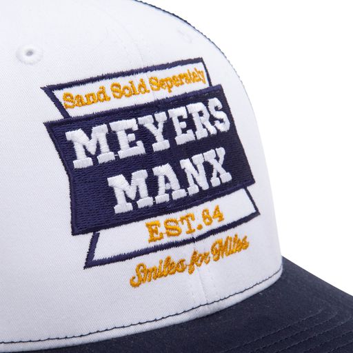 Meyers Manx Smiles For Miles Hat Blue N White