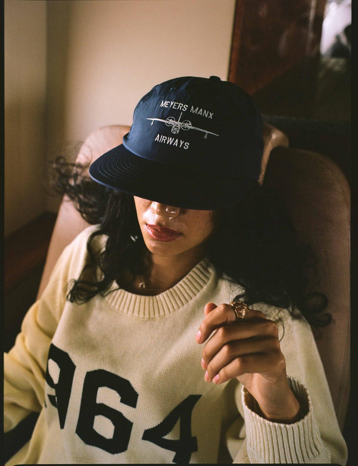 HU-16 NYLON HAT NAVY
