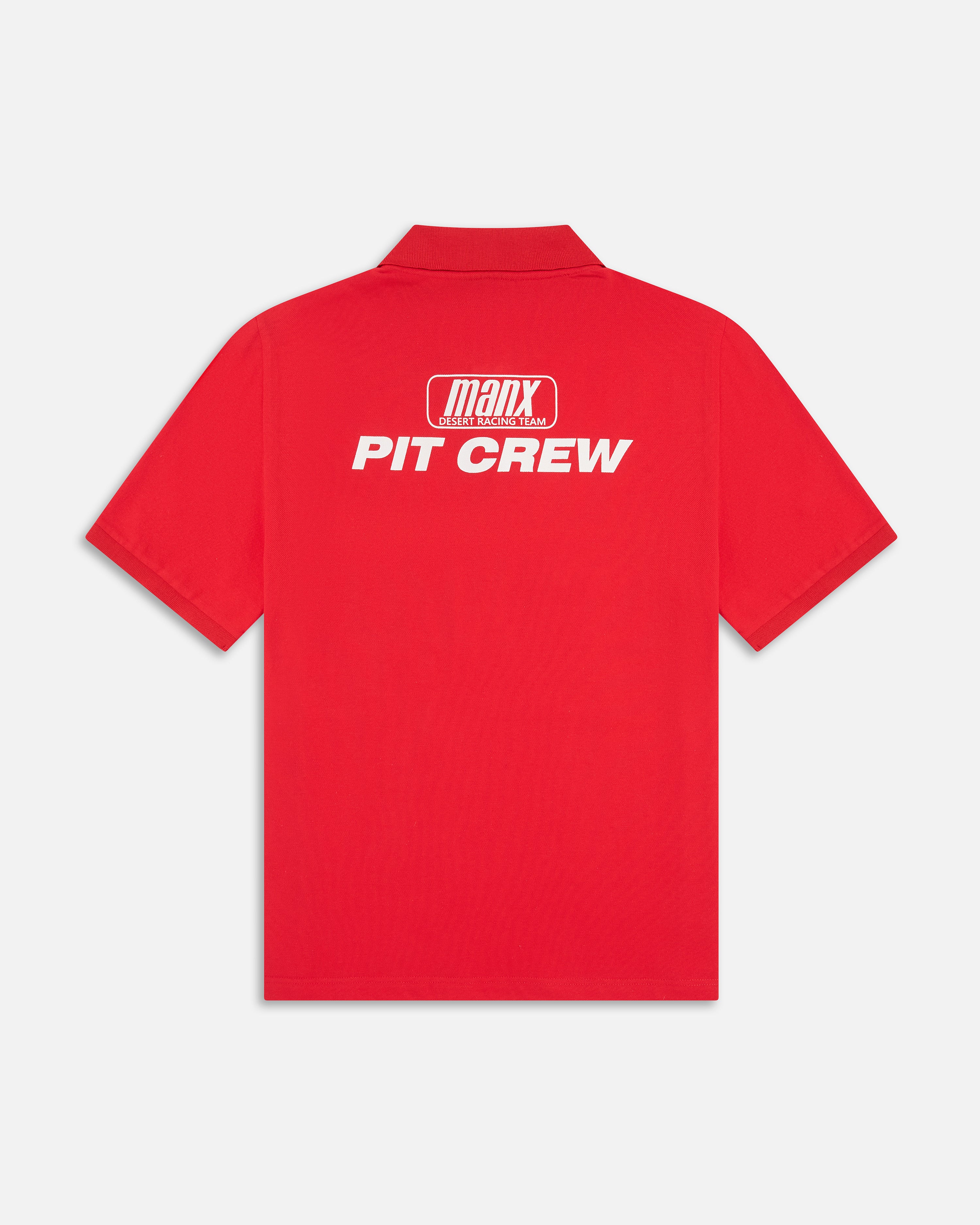 PIT CREW POLO RED