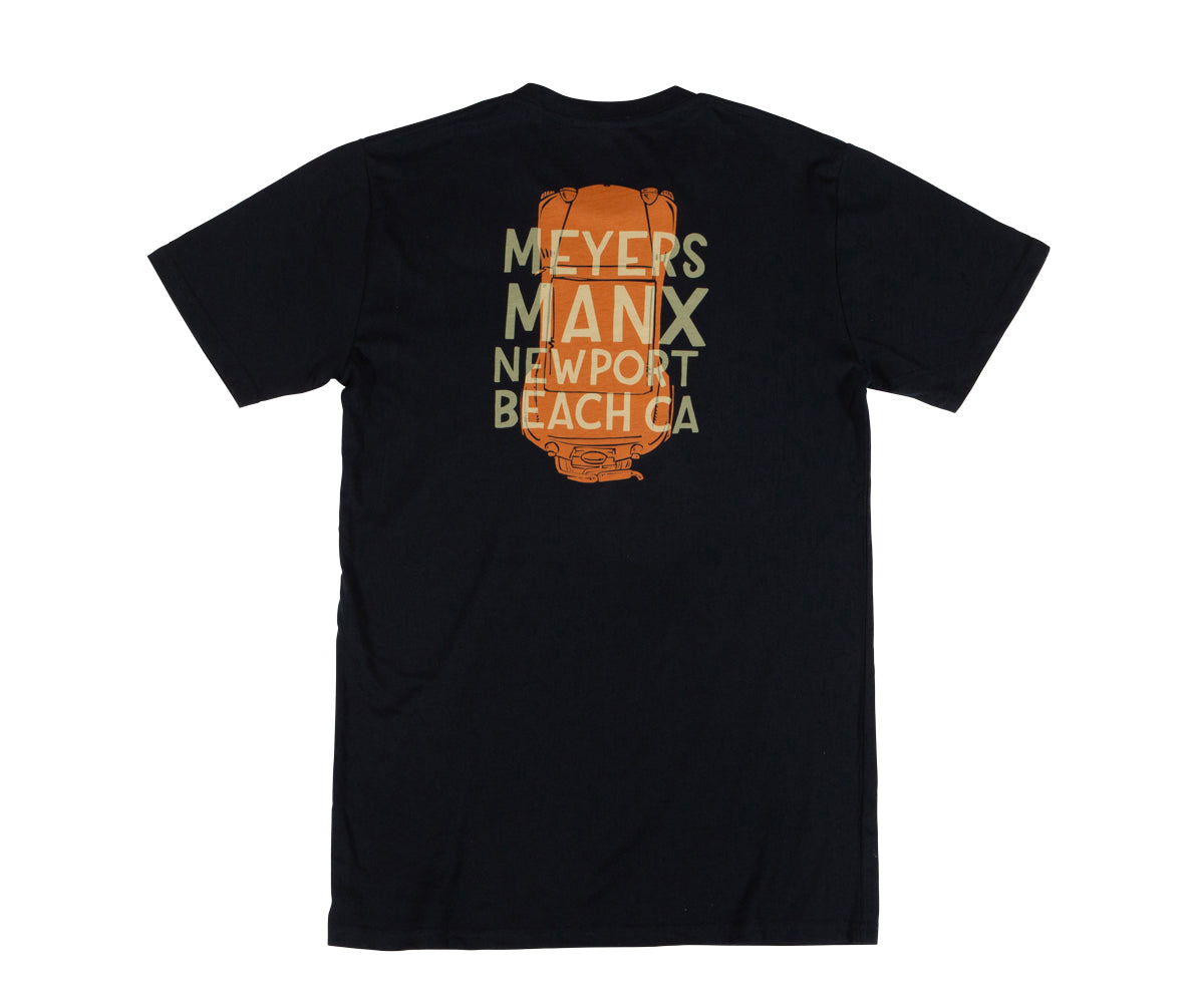 Tシャツ・カットソー COVERNAT Mesh Sunset Boat T-Shirt Navy Above T-Shirt (Navy Blue) - Meyers Manx